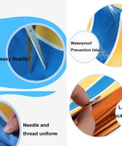 KINDEN Teamwork Games Group Learning Activity Fun Playing Run Mat for Kids and Adults Field Day Game Color002-20ft 12 71gM81evsSL