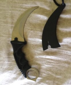 Vulcan Gear Tactical Hawkbill Karambit Knife with Sheath and Cord Silver blade 1. Silver 58 71gMY6CCILL
