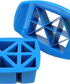 FunBites Food Cutter for Kids, Blue Triangles 13 71gN86DIAL
