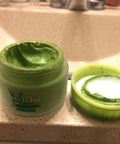 Green Tea Matcha Facial Mud Mask, Removes Blackheads, Reduces Wrinkles, Nourishing, Moisturizing, Improves Overall Complexion, Best Antioxidant, Younger Looking Skin, All Skin Face Types 33 71gNB421yVL