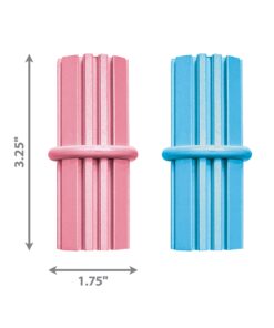 KONG - Puppy Teething Stick - Teeth Cleaning Dog Chew Toy (Assorted Colors) - for Small Puppies Standard Packaging 19 71gNTB58nFL