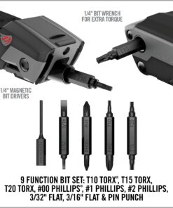 Real Avid Gun Tool Pro, 30-in-1 Gun Multitool for Shotgun & Rifles | Includes Choke Wrench,Bit Driver,Screwdrivers,Allen Set,Turret Tool,Tap Hammer & Files for Gunsmithing 19 71gNpQvQB1L
