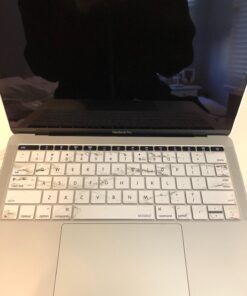 MOSISO Compatible with MacBook Pro 13 inch Case M2 2023, 2022, 2021-2016 A2338 M1 A2251 A2289 A2159 A1989 A1708 A1706, Plastic Pattern Hard Shell Case&Keyboard Cover&Screen Protector,White Marble 66 71gNs5BbysL