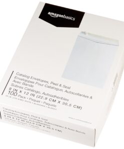 Amazon Basics Catalog Mailing Envelopes, Peel & Seal, 9x12 Inch, 100-Pack, White 9 x 12 16 71gO mhAdVL