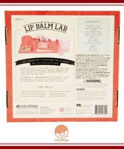 MindWare Science Academy Lip Balm Lab Kit | Includes 18pcs for DIY Lip Balms to Teach Kids & Teens Cosmetic Chemistry 12 71gPNoabqPL