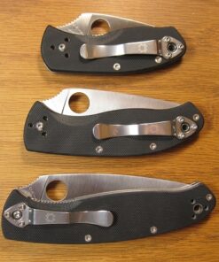 Spyderco Ambitious Value Knife with 2.31" Stainless Steel Blade and Durable Black G-10 Handle - PlainEdge - C148GP 34 71gPOioI3tL