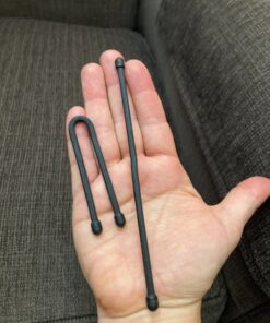 Nite Ize Original Gear Tie, Reusable Rubber Twist Tie, 6-Inch, Black, 12 Count Pro Pack, Made in the USA 6" - 12 Pack 12 71gPxka20gL