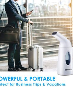 URPOWER Steamer for Clothes Steamer, Portable Handheld Garment Fabric Steamer Fast Heat-up Powerful Clothes Steamer with High Capacity for Home and Travel - Not for Abroad 01-130ml White 41 71gQ8lJTapL