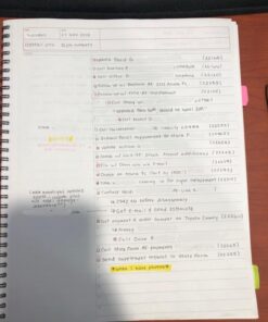 Cambridge Limited Business Notebook, 8-1/4 x 11 Inches, Wirebound, Action Planner, Black (06064) 11" x 8-1/4" 21 71gQAnIV 1L