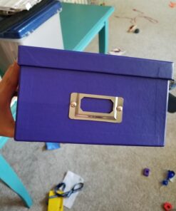 Pioneer B-1 Photo / Video Storage Box - Holds over 1,100 Photos up to 4x6" or 10 VHS Videos, Solid Color: Bright Purple. 16 71gQgQp9YL