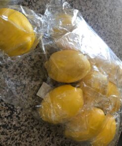 JEDFORE Fake Fruit Home House Kitchen Party Decoration Artificial Lifelike Simulation Yellow Lemon 10pcs Set 10 Pcs - Large Size 44 71gQjq8QsSL