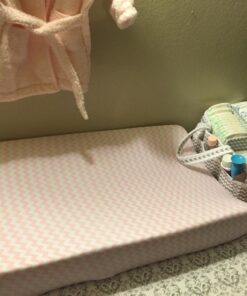 Dove Gray Chevron Storage Caddy - Chevron Print Body, Handles and Lining, Gray and White Trim, Gray and White, Two Handles, 12 in x 6 in x 8 in Dove Gray 41 71gRhAb6 4L