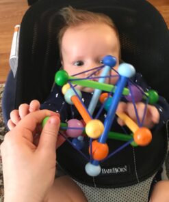 Manhattan Toy Skwish Color Burst Rattle and Teether Grasping Activity Toy 34 71gS22S8UQL