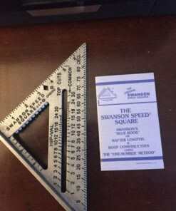 SWANSON Tool Co S0101 7 Inch Speed Square, Blue 7" Speed Square 56 71gSipNvo9L