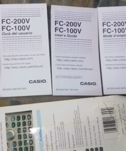 Casio FC-200V Financial Calculator with 4-Line Display 15 71gT62MZxL