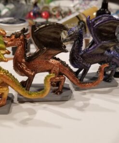 Monster Fantasy Creature Mini Action Figure Playset - 98pcs Toy Miniatures with 14 Unique Designs - Dragons,Wizards,Orcs, & More- XL 1/32 Scale Compatible with Dungeons and Dragons and other RPG Games 78 71gU4QkGOsL