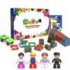 Mag Genius Magnet Tiles 100 Piece Set Includes All The New Magnet Tiles and Clickins to Build The Perfect Castle Includes Clip in Windows and All New Magnet People 35 71gU7i2xc4L