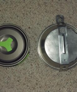 MalloMe Camping Cookware Mess Kit for Backpacking Gear – Camping Cooking Set - Camping Pots and Pans Set - Backpacking Stove/Portable Stove Compatible - Camp Kitchen Equipment Accessories Pot 1 Liter Pot 49 71gUw1NoJ1L