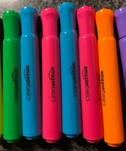 Amazon Basics Tank Style Highlighters - Chisel Tip, Assorted Colors, 12-Pack 23 71gVV7l8C6L