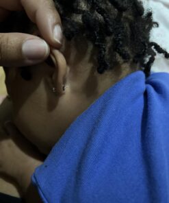 Replacement Earring Backs Pair 14k Solid White Gold Kid's & Children's Small Replacement Push-On Earring Backs 6 71gWB QtIrL