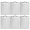 Amazon Basics Aluminum Clipboard, Letter Size, Standard Clip, 6-Pack, Silver 3 71gWVoC7q0L
