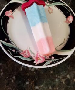 Tovolo Star Ice Pop Molds, Popsicle Makers, Set of 6, Pink 6 Count (Pack of 1) 12 71gXOioXQQL