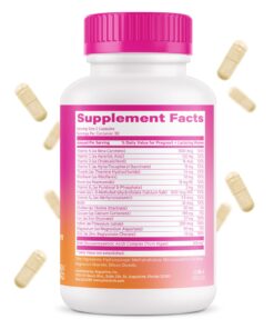 Pink Stork Total Prenatal Vitamins with DHA, Folate, Iron, Choline, and Vitamin B12. Prenatals for Women to Support Fetal Development, Pregnancy Must Haves - 60 Capsules, 1 Month Supply 26 71gYcOuusL