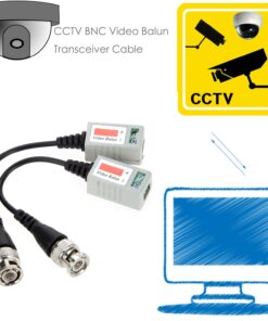 VIMVIP® 6 Pairs (12 Pcs) Mini CCTV BNC Video Balun Transceiver Cable 9 71gZwICDoBL