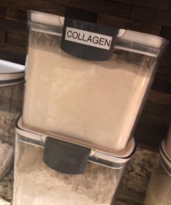 Collagen Peptides Powder 5lb (80oz) Pouch - Clean Collagen® - Unflavored, Grass Fed, Paleo, Non GMO, Kosher - Highly Soluble Protein 5 Pound (Pack of 1) 36 71ganXXnML