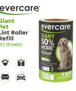 Evercare Pet Bundle Giant Pet Roller REFILLS - 6 Pack, Dark Green 11 71gbwFRNqaL