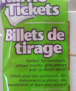 Red Raffle Tickets 250 Count Prefolded - Made in USA! 2 5 71gcFdogdKL