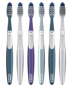 Oral-B CrossAction All In One Soft Toothbrushes, Deep Plaque Removal, 6 Count Toothbrush (Pack of 6) 20 71gcfWS2WpL