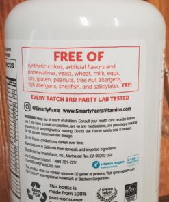 SmartyPants Kids Multivitamin Gummies: Omega 3 Fish Oil (EPA/DHA), Vitamin D3, C, Vitamin B12, B6, Vitamin A, K & Zinc for Immune Support, Gluten Free, Three Fruit Flavors, 120 Count (30 Day Supply) Kids Formula 120 Count (Pack of 1) 50 71gchWxCFBL 1