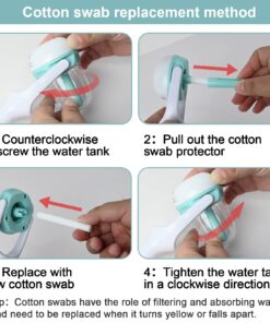 MIGHTYDUTY Car Humidifier Aromatherapy Essential Oil Diffuser Freshener Diffuser Green 15 71gd vMML1L