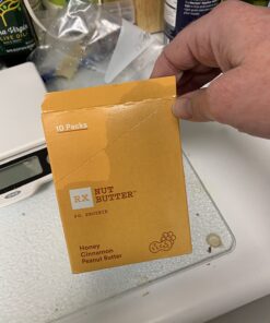 RX Nut Butter Peanut Butter, Protein Snack, Lunch Snacks, Honey Cinnamon, 11.3oz Box (10 Packs) Honey Cinnamon Peanut Butter 1.13 Ounce (Pack of 10) 27 71gdUbAha4L