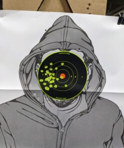 Birchwood Casey Bull's-Eye Reactive Targets - Highly Visible Instant Feedback Self-Adhesive Shooting Targets One Size 60 Targets, 720 Pasters 26 71gdmOS8B0L