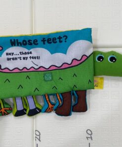 Melissa & Doug Soft Activity Baby Book - Whose Feet?, 2000+ toys - 1 EA, Multi color 27 71ge0eLhQwL 1