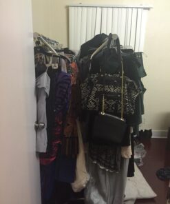 DecoBros Supreme Commercial Grade Double Rail Garment Rolling Rack, Chrome Finish 27 71ge9VPs3 L