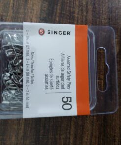 SINGER 00226 Assorted Safety Pins, Multisize, Nickel Plated, 50-Count 18 71gelVLGcEL