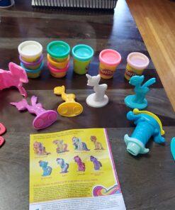 Play-Doh My Little Pony Make 'n Style Ponies, Perfect Christmas Stocking Stuffers for Kids or Holiday Gifts (Amazon Exclusive) 40 71gf1YCcCBL