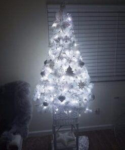 Perfect Holiday Christmas Tree, 5-Feet, PVC Crystal White 25 71gf5SjMl5L