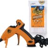 Gorilla Dual Temp Mini Hot Glue Gun Kit with 30 Hot Glue Sticks Mini Hot Glue Gun + 30ct Sticks