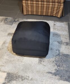 Amazon Basics Memory Foam Filled Bean Bag Chair with Microfiber Cover, 5 ft, Blue, Solid 24 71gfeCyN3eL