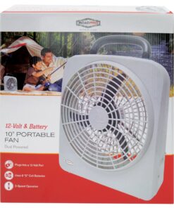 RoadPro RP8000 10" Indoor/Outdoor Dual Power Fan - Battery and/or 12V 14 71ggHsb2JHL