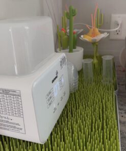 Boon Lawn Countertop Baby Bottle Drying Rack - Spring Green - Bottle Rack and Organizer - Baby Feeding Essentials - 13.5 x 11 x 2.5 - 1 Count 38 71ggKhdtOL