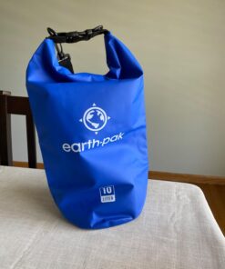 Earth Pak Waterproof Dry Bag - Roll Top Waterproof Backpack Sack Keeps Gear Dry for Kayaking, Beach, Rafting, Boating, Hiking, Camping and Fishing with Waterproof Phone Case 10L Blue 29 71ggV4hE9xL