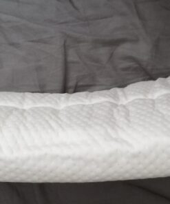 Cushy Form Bolster Pillow for Lumbar and Leg Support - 20.5 x 8 x 4.5 Inches Half Moon Memory Foam Cushion for Stomach, Back & Side Sleepers - Roll Pillows for Back and Neck w/Washable Cover Semi Roll - 4.5" 69 71ggijvnNpL 1