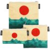 Artovida Artists Collective Lunch Baggies | Snack and Sandwich Bags with Zipper - Improved Dual Layer Design by Budi Kwan (Indonesia) The Ocean, the Sea, the Wave Budi Kwan - The Ocean - Baggie