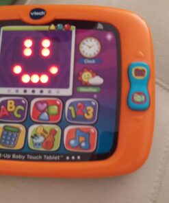 VTech Light-Up Baby Touch Tablet, Orange Standard Packaging 15 71ggwaIjFNL