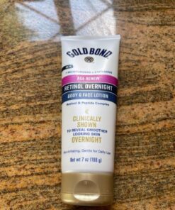 Gold Bond Age Renew Retinol Overnight Body & Face Lotion, With Retinol & Peptide Complex, 7 oz. 7 Fl Oz (Pack of 1) 38 71ghKCT wIL 1